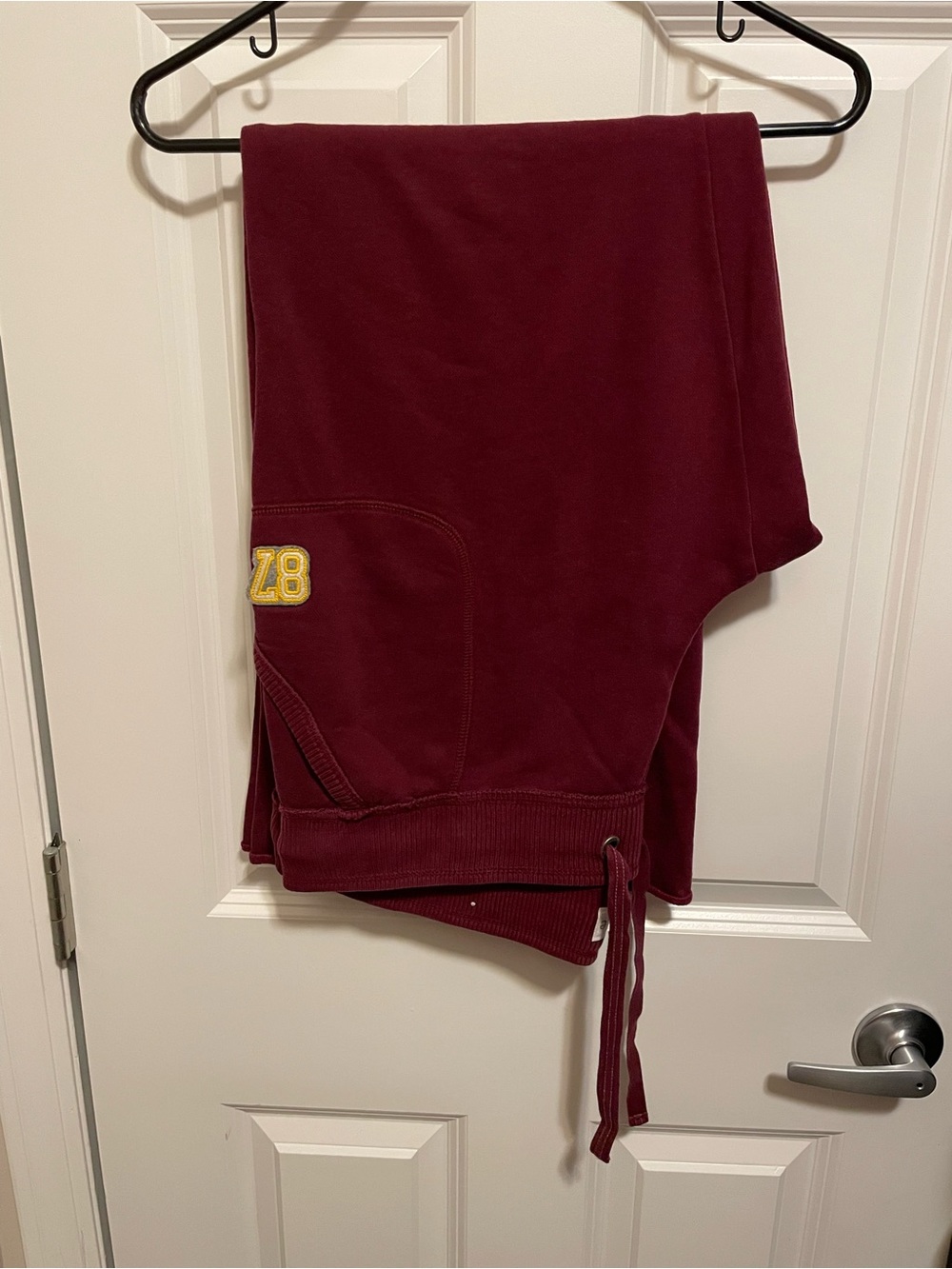 Vintage Y2K Aeropostale Maroon Fleece Sweatpants Joggers XL